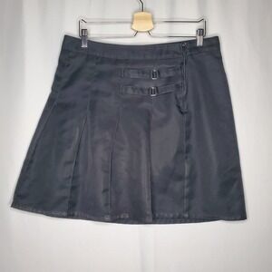 French‎ Toast Girls Uniform Skirt Skort Plus 20 1/2 Black Pleated Buckle Zipper